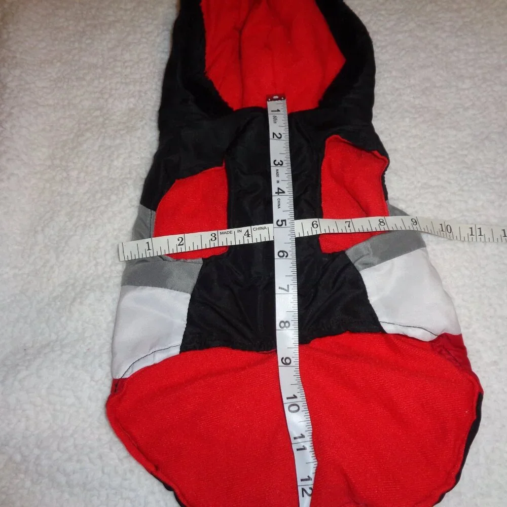 Dogs Hooded Jacket Size Medium